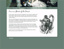 Tablet Screenshot of lemurs.us